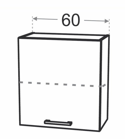 Kuchyňská skříňka Duo XL W60.1/64